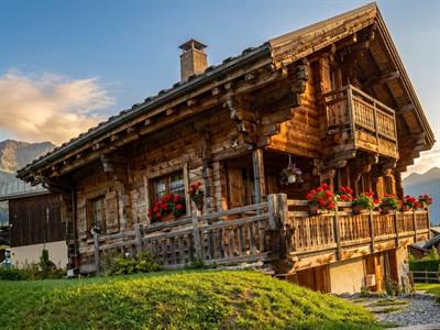 Extérieur chalet vieux bois
